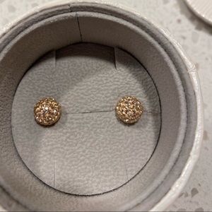 Hillberg & Berk sparkle ball earrings